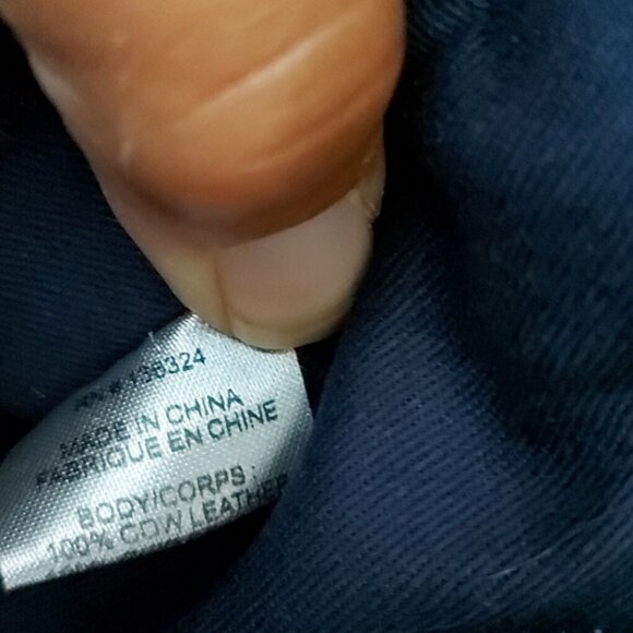 IMNYC mini crossbody bag in blue leather - Picture 6 of 7